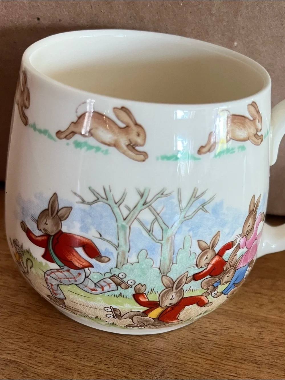 Vintage bunnykins royal doulton 4 piece whimsical rabbit cottagecore set